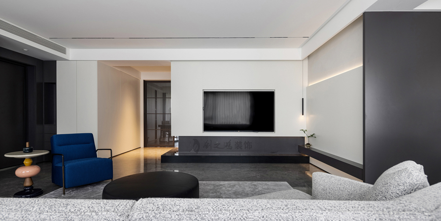 融侨方圆143㎡现代极简风格装修效果图