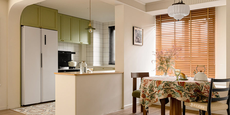 富力又一城135㎡法式田园风格三居室装修案例