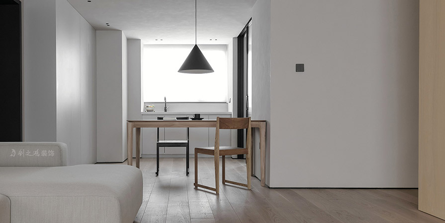 未来城113㎡原木风格三居室装修案例