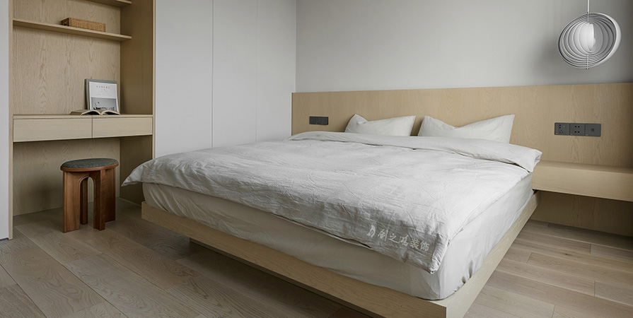 未来城113㎡原木风格三居室装修案例