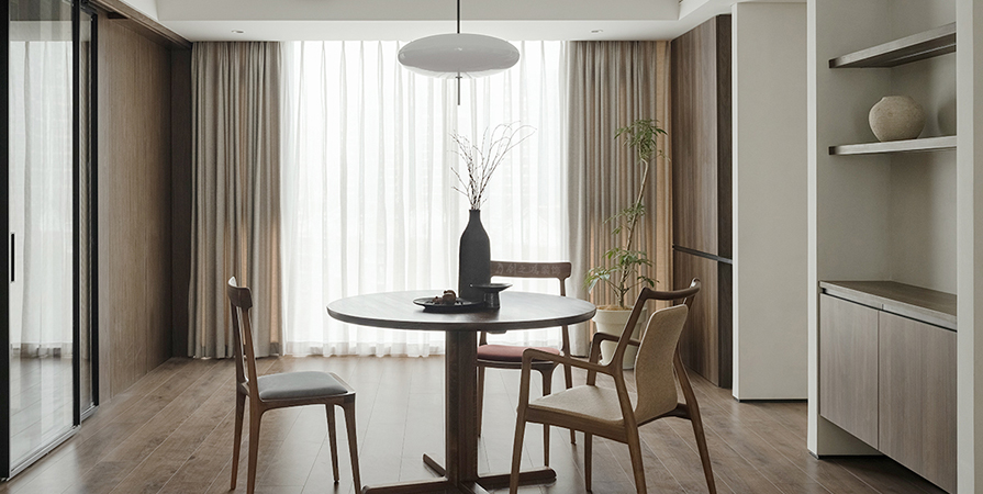 大河宸章142㎡北欧风格三居室装修案例