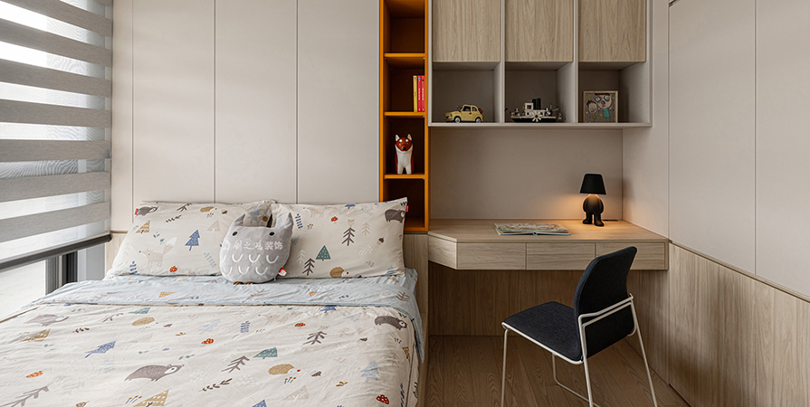 绿城·水西雲庐103㎡现代风格三居室装修案例