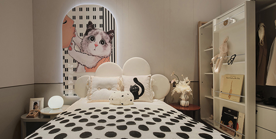 金地·青云玖璋143㎡原木风格三居室装修案例