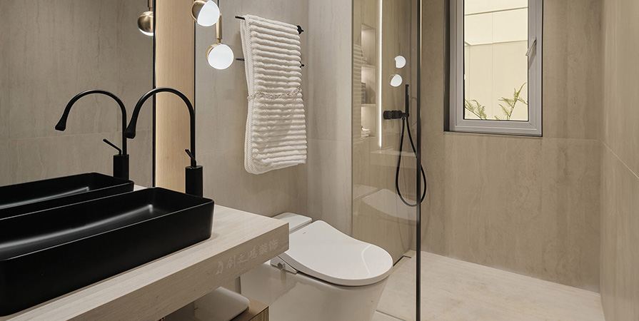 金地·青云玖璋143㎡原木风格三居室装修案例