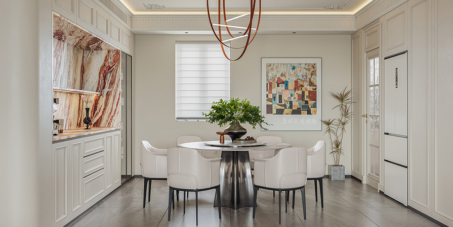 星海时代花园170㎡法式风格三居室原创案例