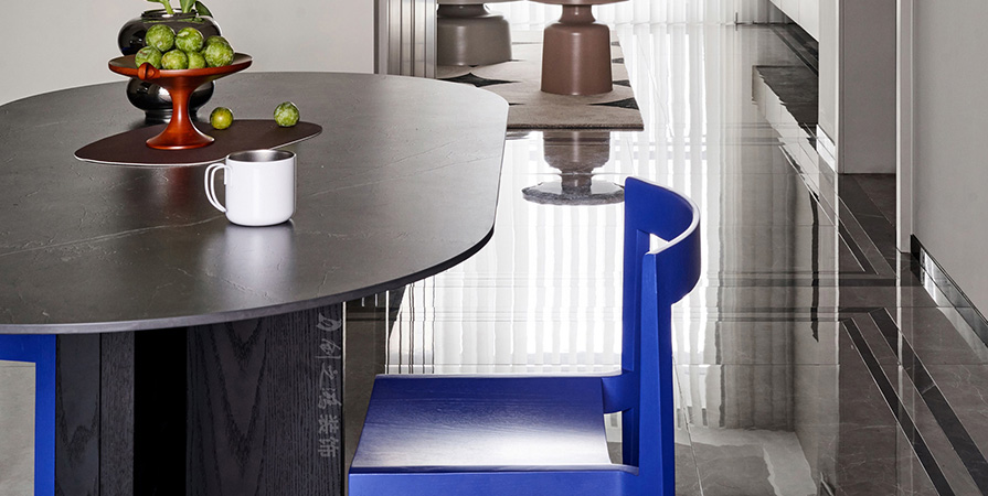 金地万悦城95㎡现代风格三居室装修案例