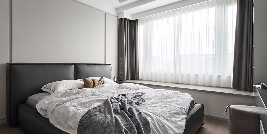 金地万悦城95㎡现代风格三居室装修案例