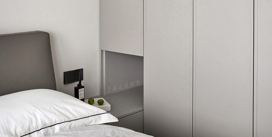 金地万悦城95㎡现代风格三居室装修案例