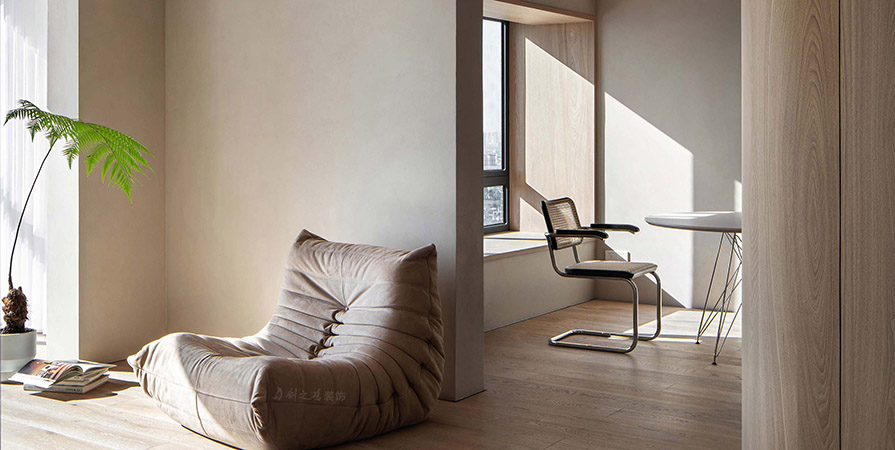 金地·兿華里94㎡极简风格三居室装修案例