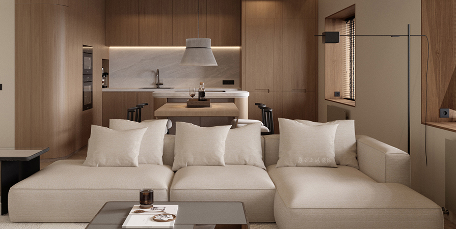 城东春晓87㎡原木风格两居室装修案例