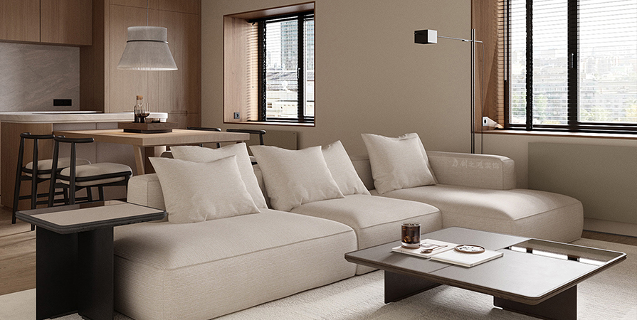 城东春晓87㎡原木风格两居室装修案例