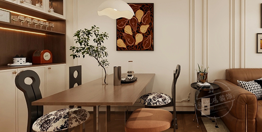 桂语映月100㎡法式风格三居室原创案例