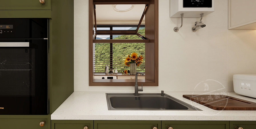 桂语映月100㎡法式风格三居室原创案例