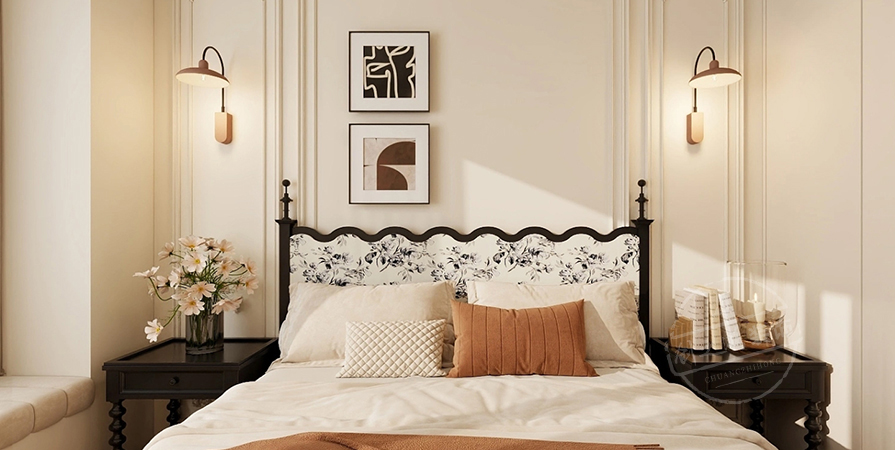 桂语映月100㎡法式风格三居室原创案例