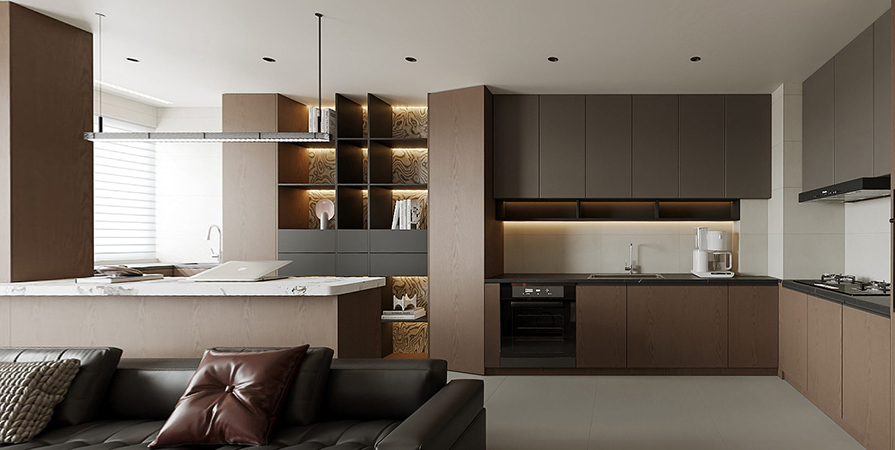 钻石山星城89㎡意式风格两居室原创案例