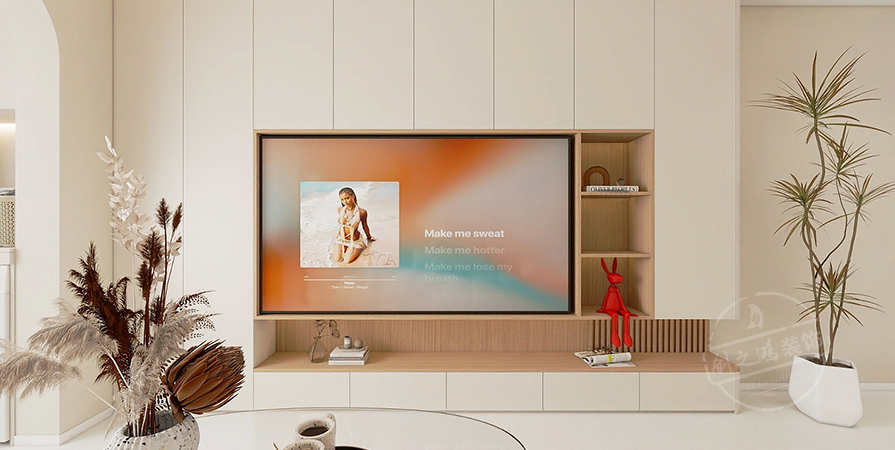 大华锦绣华城78㎡奶油风格两居室原创案例