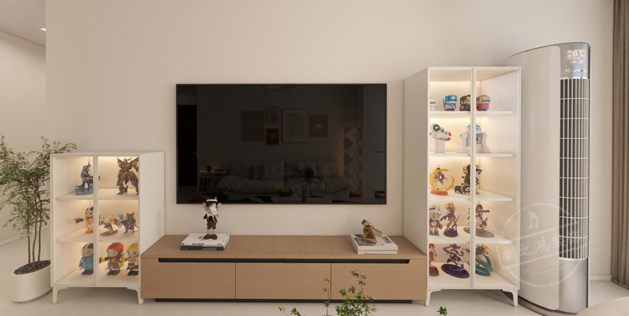 爱情缤纷里140㎡奶油原木风格四居室原创案例