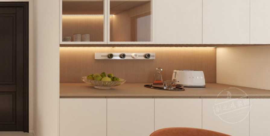 爱情缤纷里140㎡奶油原木风格四居室原创案例