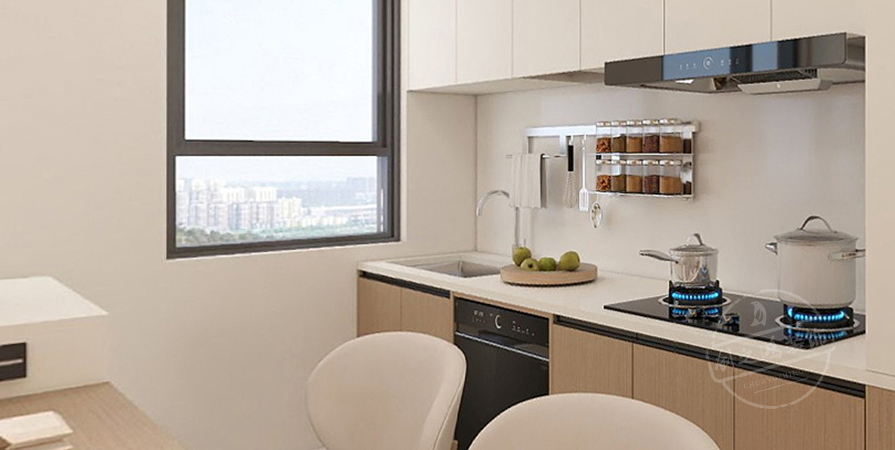 爱情缤纷里140㎡奶油原木风格四居室原创案例