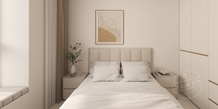 爱情缤纷里140㎡奶油原木风格四居室原创案例