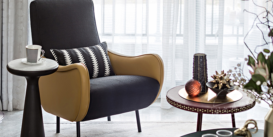 金地·青云玖璋128㎡混搭风格三居室装修案例