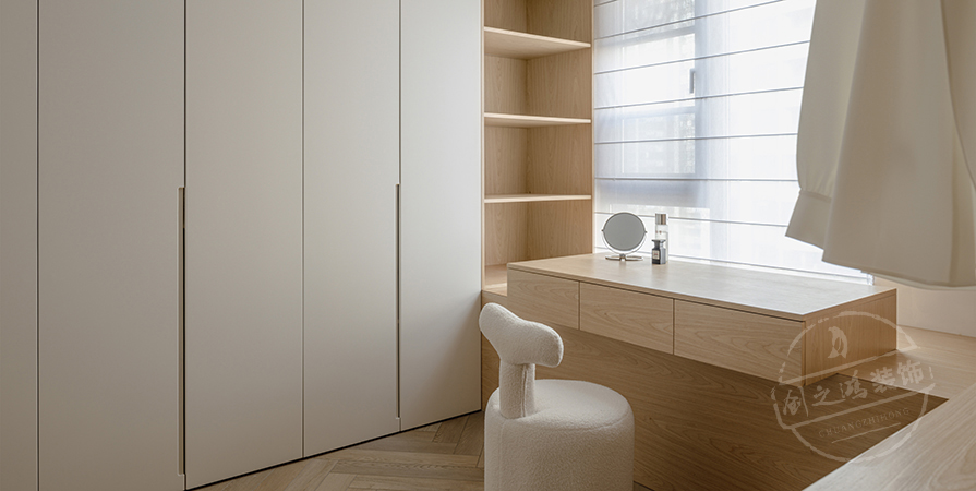 时代之城139㎡原木风格三居室装修案例