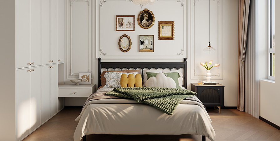 金域华府95㎡法式风格三居室原创案例