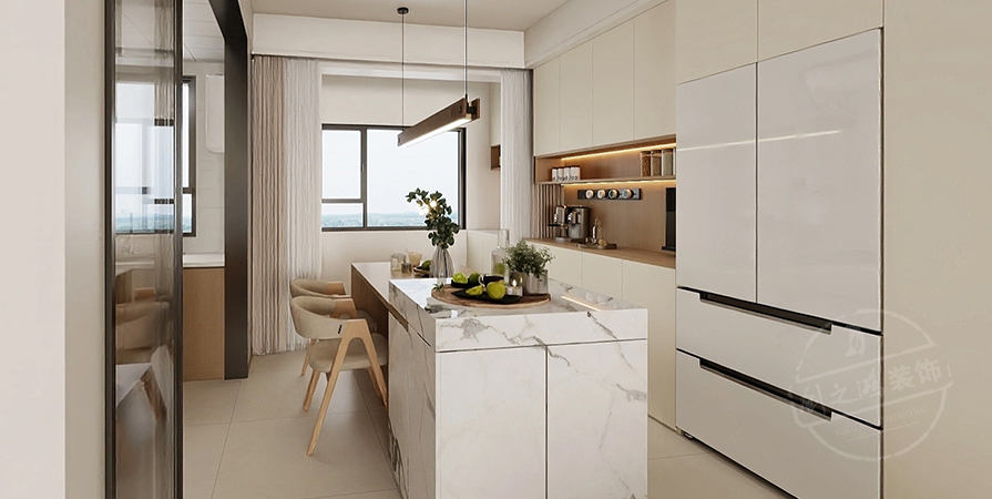 金地·青云玖璋128㎡原木风格三居室原创案例