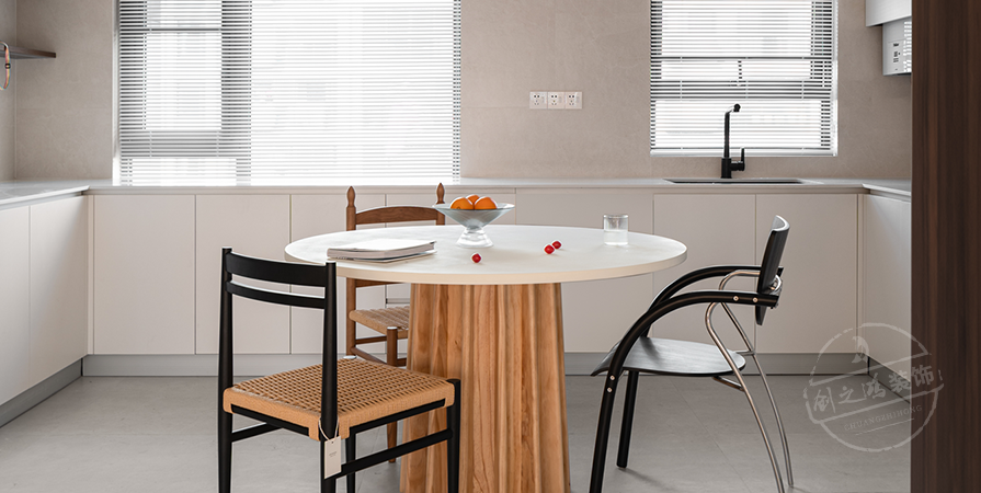 城东春晓116㎡原木风格三居室装修案例