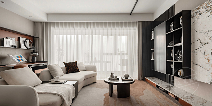 远洋未来城83㎡现代风格两居室装修案例