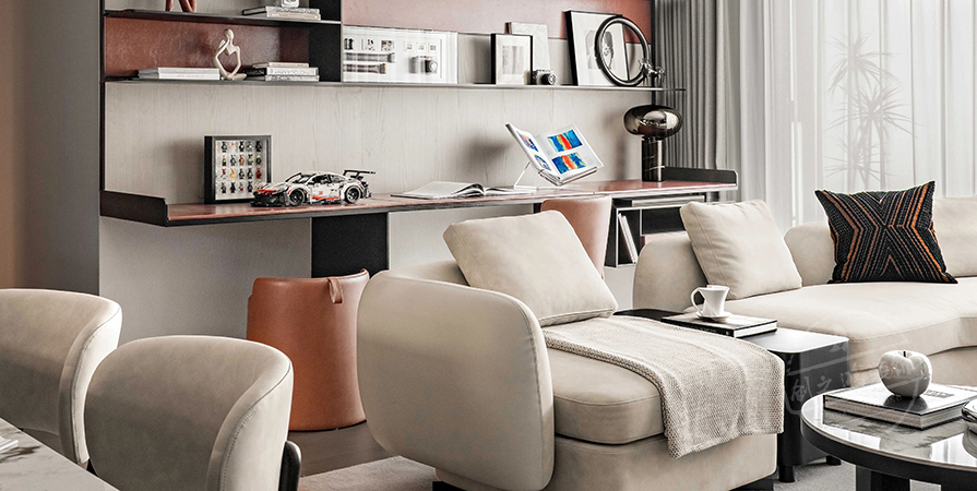 远洋未来城83㎡现代风格两居室装修案例