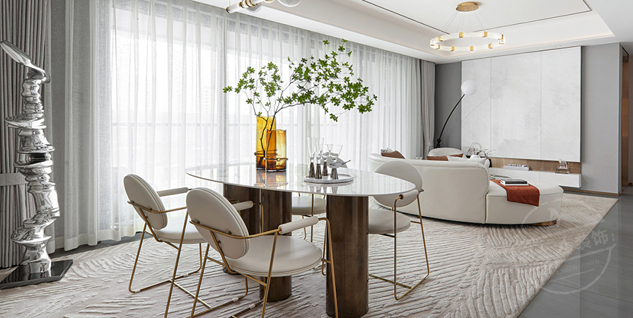 创意之城139㎡北欧风格三居室装修案例