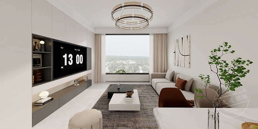 花语天宸84㎡现代风格三居室原创案例