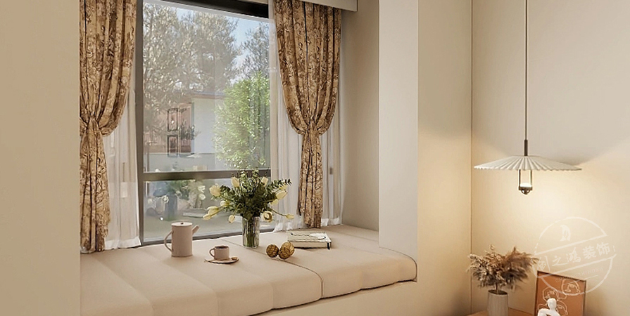 天房美域华庭98㎡奶油风格复式原创案例