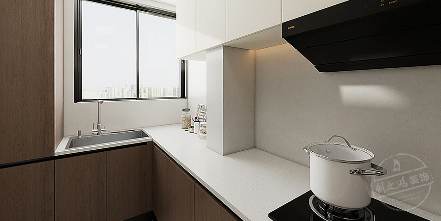 金月湾花园88㎡意式风格两居室原创案例