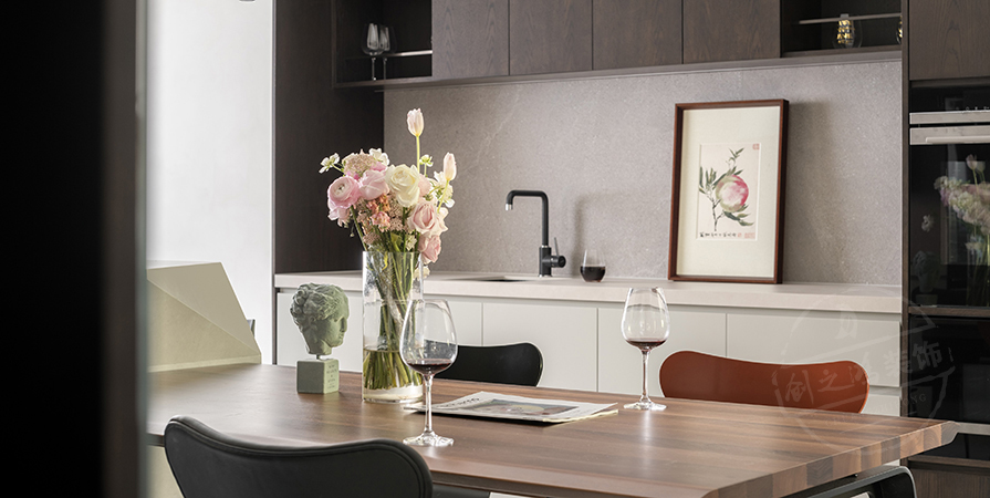 绿城·晓月晴川116㎡现代风格三居室装修案例