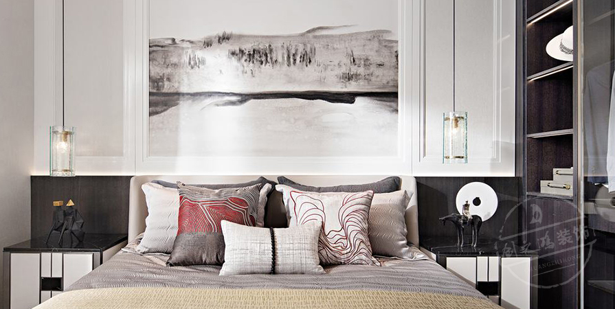 城东春晓110㎡轻奢风格三居室装修案例