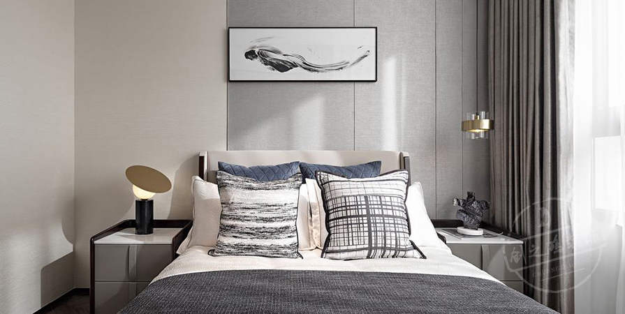 城东春晓110㎡轻奢风格三居室装修案例