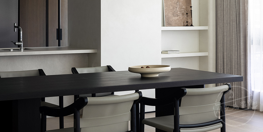 远洋未来城118㎡极简风格三居室装修案例