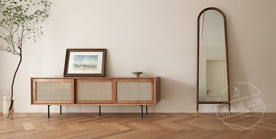 时代之城·清溪118㎡奶油风格三居室装修案例