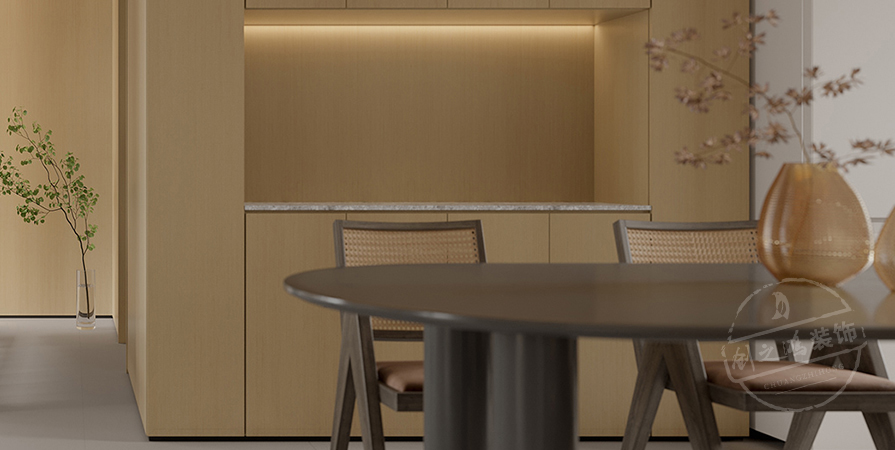 创意之城·蘭园113㎡奶油风格三居室装修案例