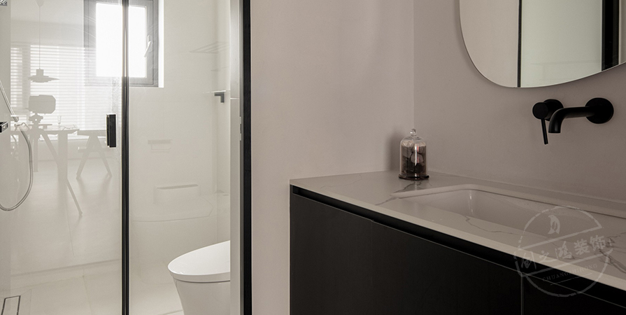 鹏飞南开学苑126㎡现代风格三居室装修案例