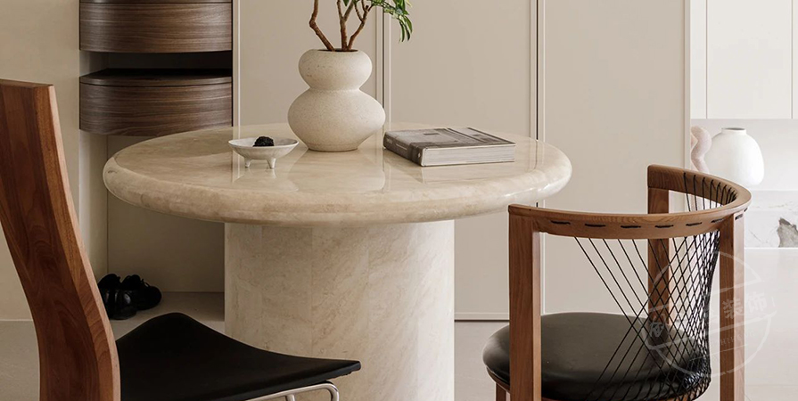 中交春风景里100㎡法式风格三居室装修案例