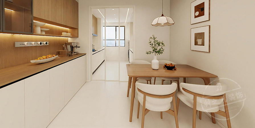 河海花园107㎡现代风格两居室原创案例