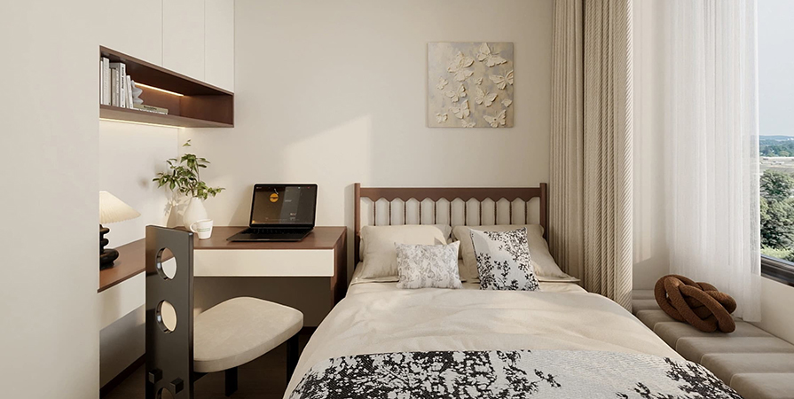 远洋·宽悦时光109㎡混搭风格三居室原创案例