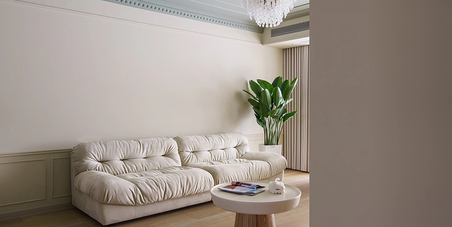 中车·中环学府110㎡法式风格三居室装修案例