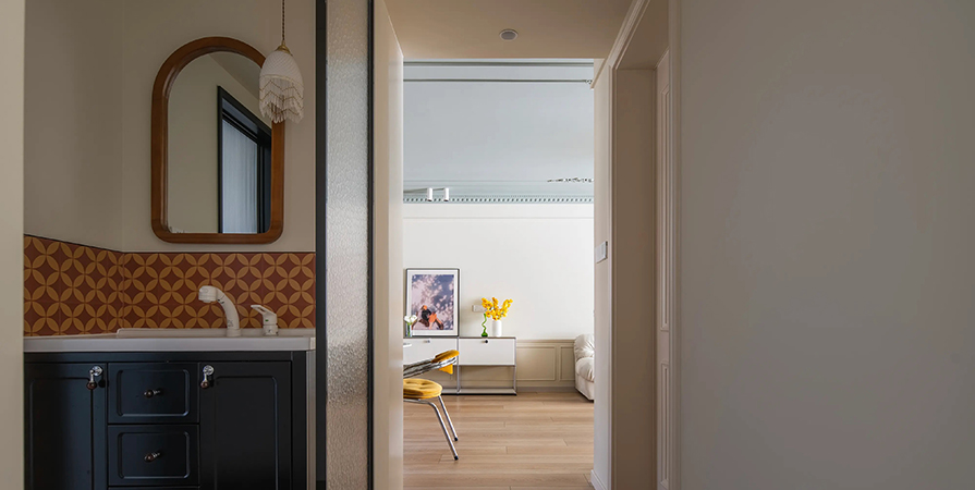 中车·中环学府110㎡法式风格三居室装修案例