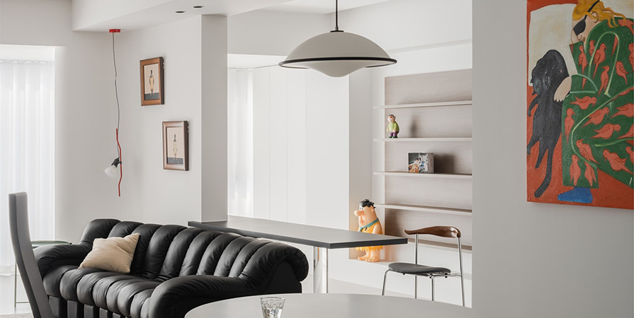 中建理想城133㎡简约风格三居室装修案例