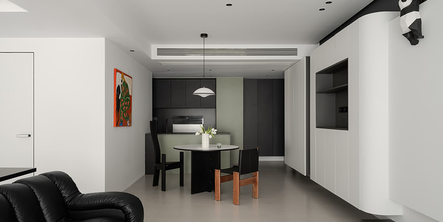 中建理想城133㎡简约风格三居室装修案例