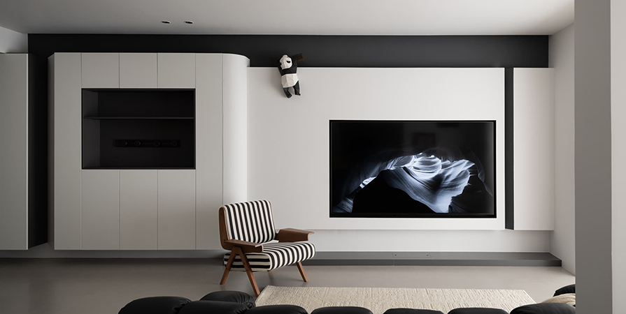 中建理想城133㎡简约风格三居室装修案例